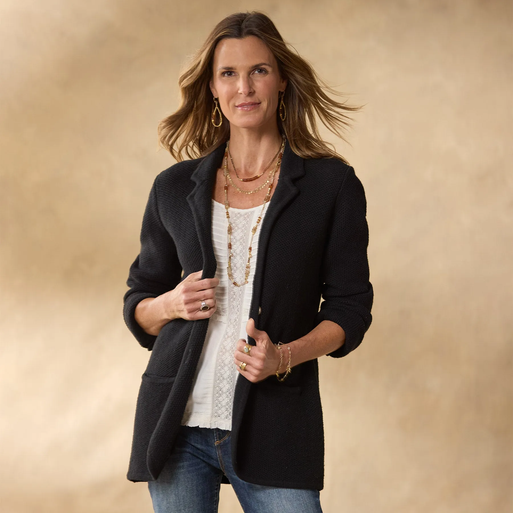Ivy League Sweater Blazer