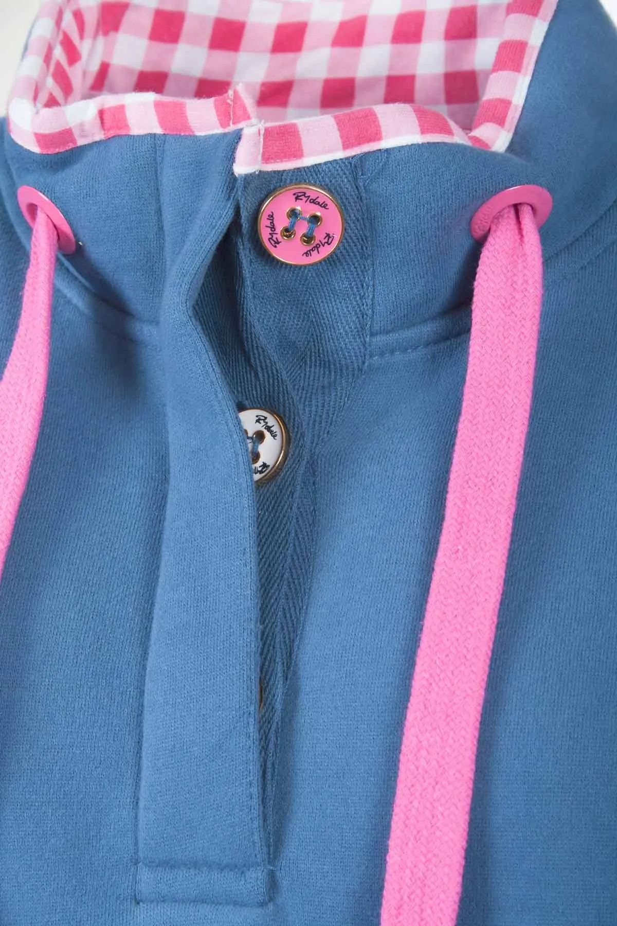 Ladies Button Neck Sweatshirt
