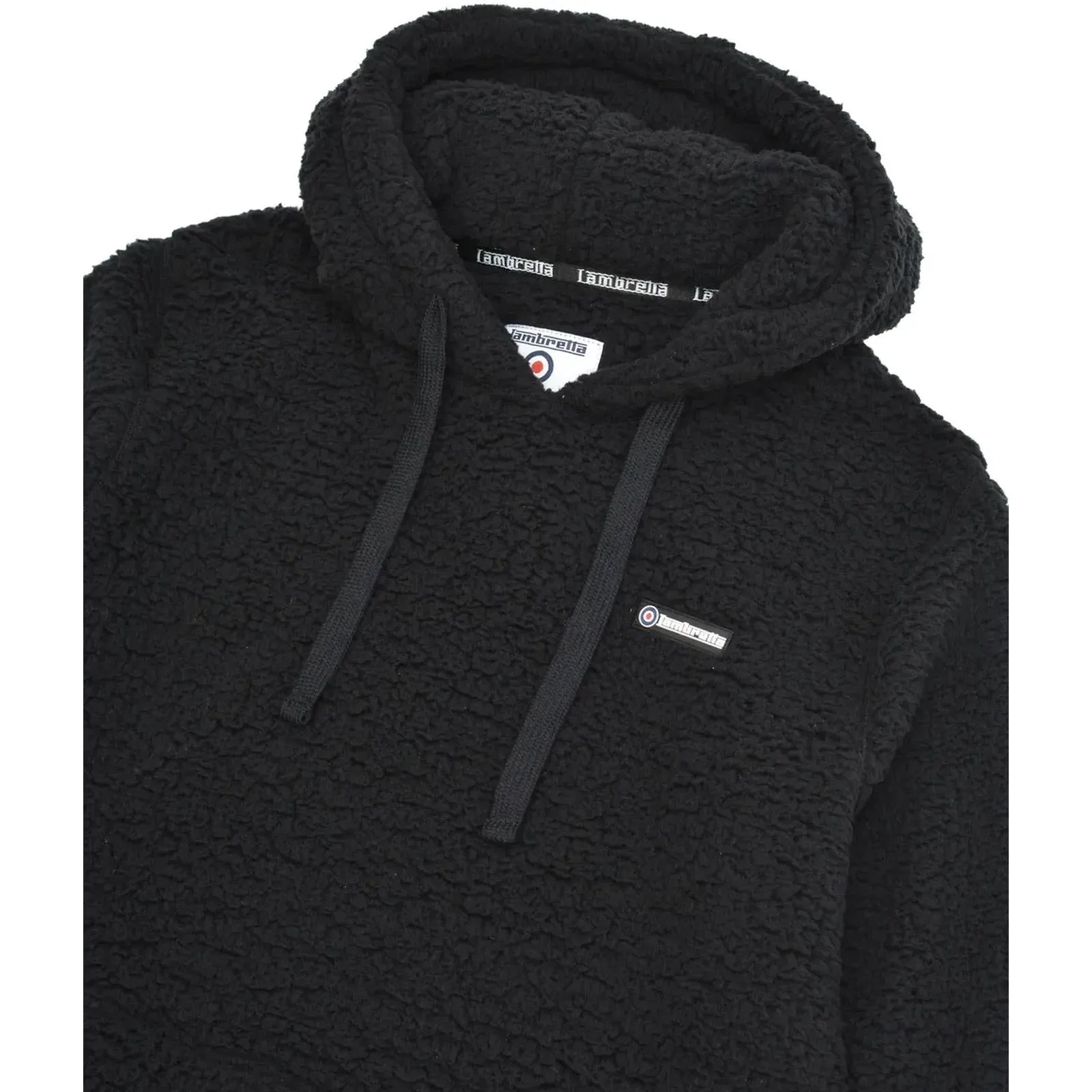 Lambretta Mens Borg Fleece Hoody