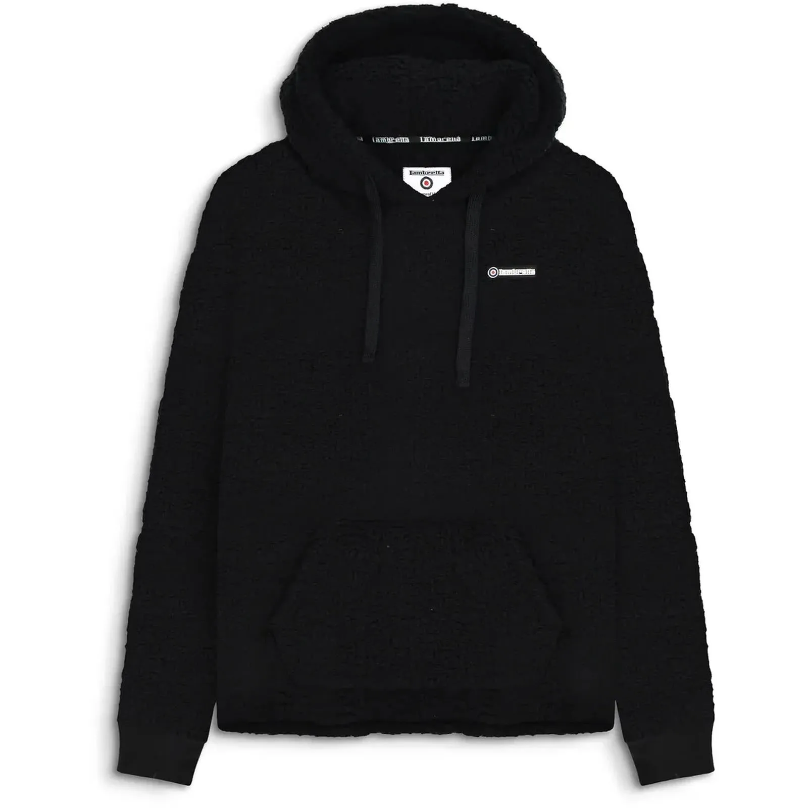 Lambretta Mens Borg Fleece Hoody
