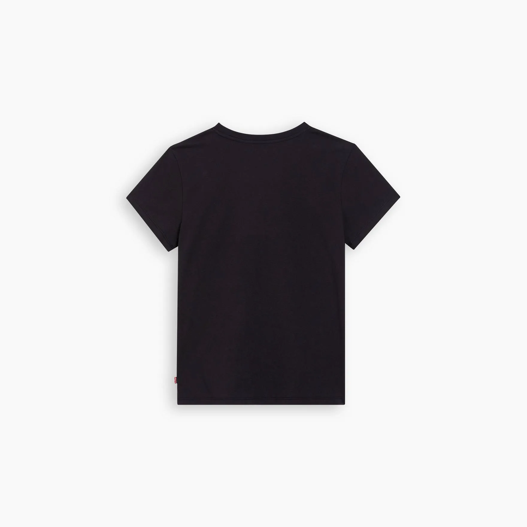 Levi's The Perfect Tee In Shimmer Batwing Outline Caviar Black