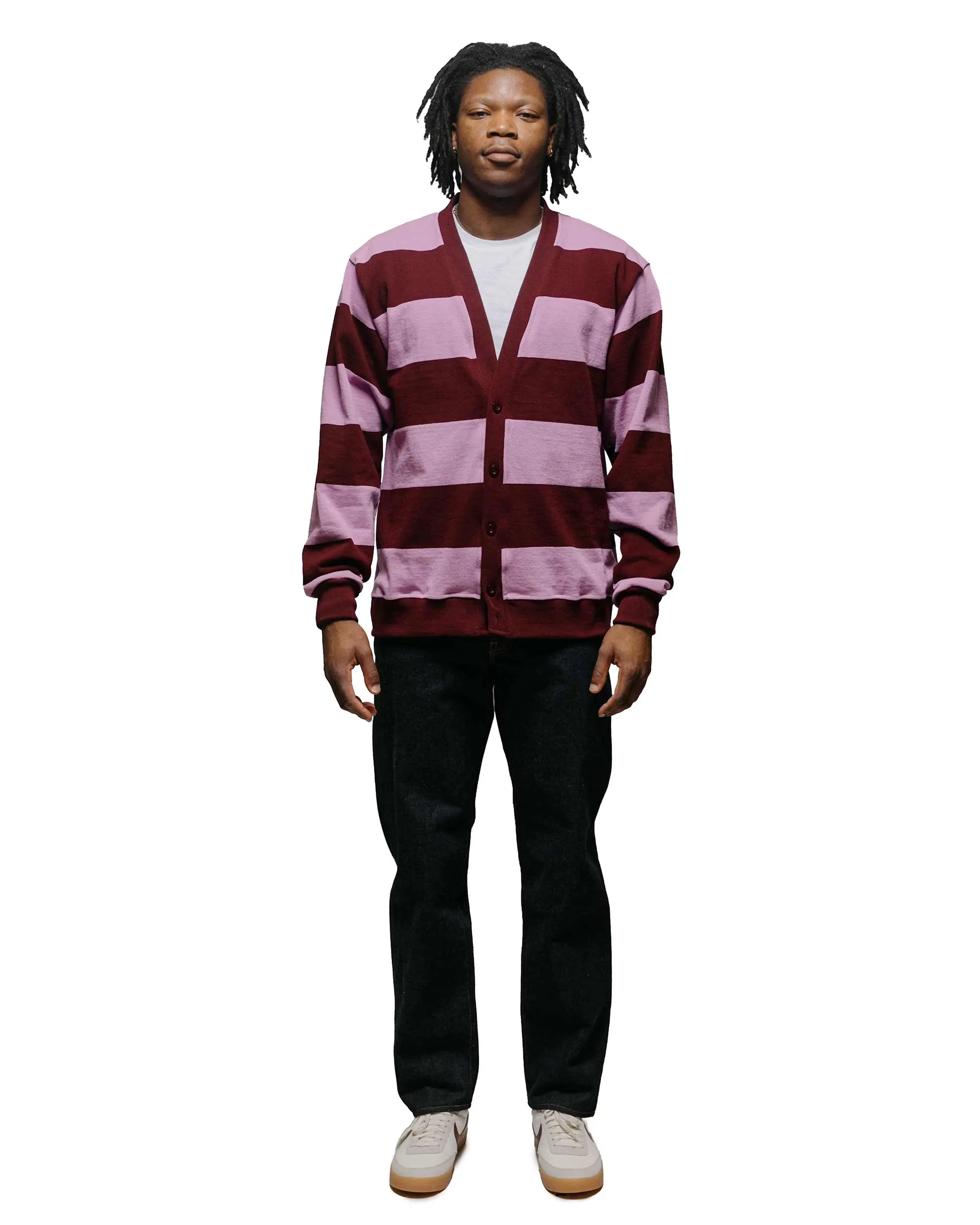 Lost & Found Classic Cardigan Harvard/Lavender
