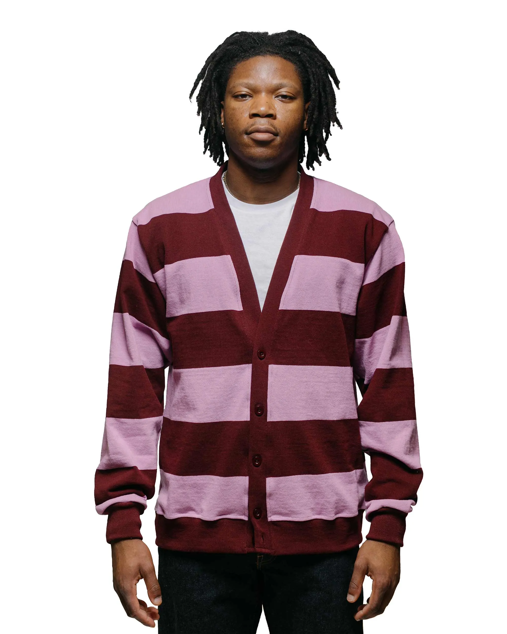 Lost & Found Classic Cardigan Harvard/Lavender
