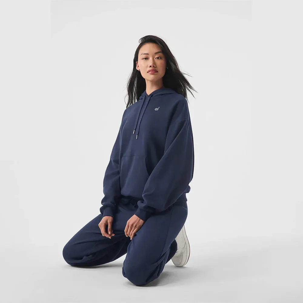 LVSANW Accolade Hoodie Cotton Loose Yoga Hoodie Drawstring Versatile Pure Sports Pullover Hoodie Outdoor Top Yoga Shirts Hooded