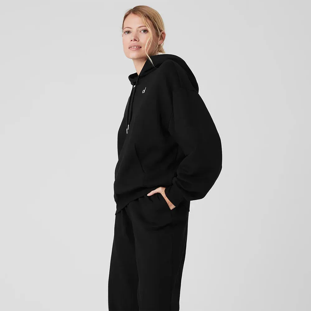 LVSANW Accolade Hoodie Cotton Loose Yoga Hoodie Drawstring Versatile Pure Sports Pullover Hoodie Outdoor Top Yoga Shirts Hooded