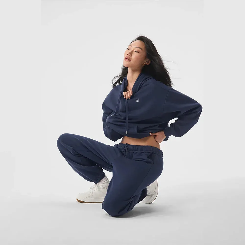 LVSANW Accolade Hoodie Cotton Loose Yoga Hoodie Drawstring Versatile Pure Sports Pullover Hoodie Outdoor Top Yoga Shirts Hooded