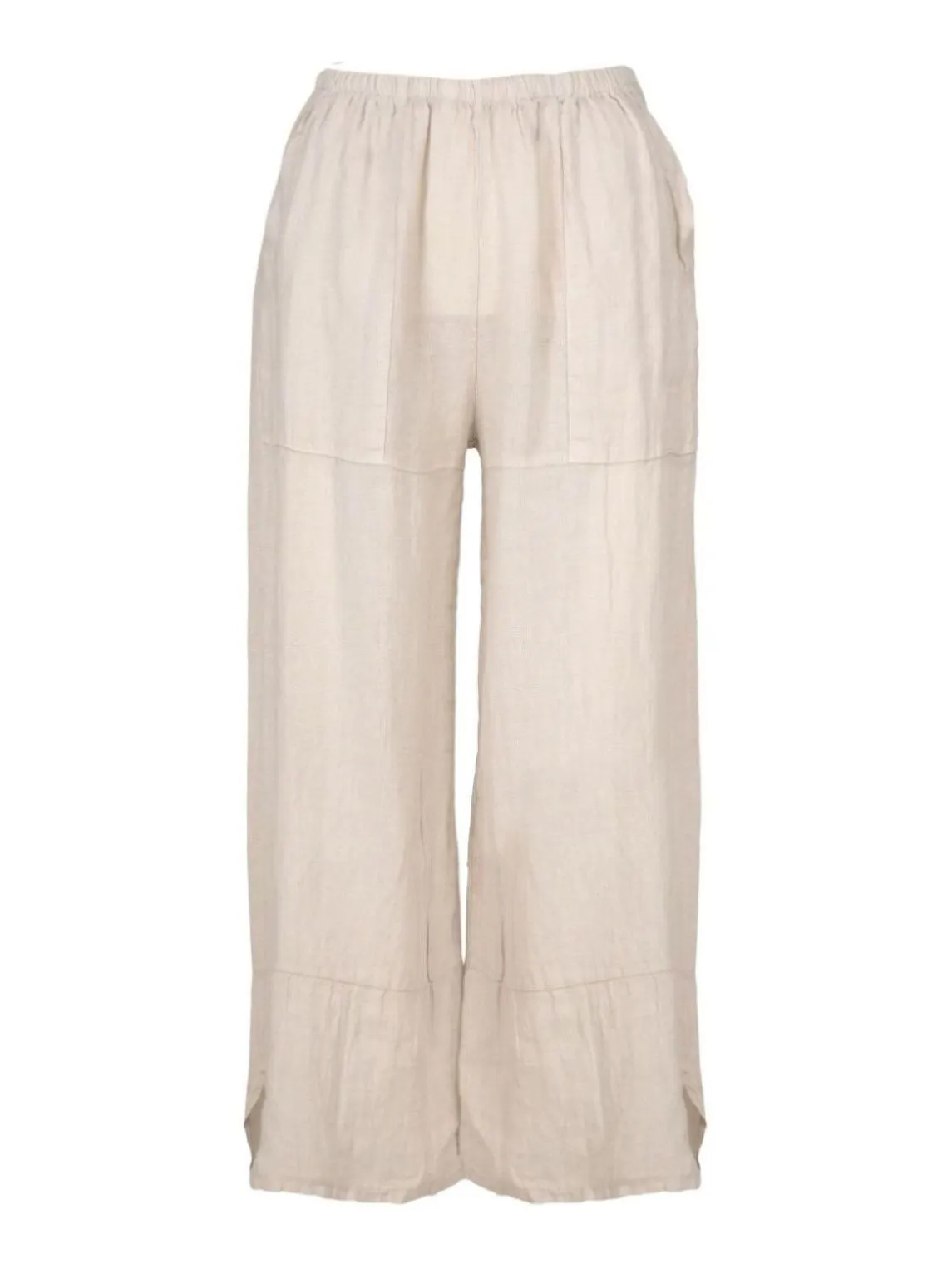 M Made in Italy  Ladies Woven Crop Pants