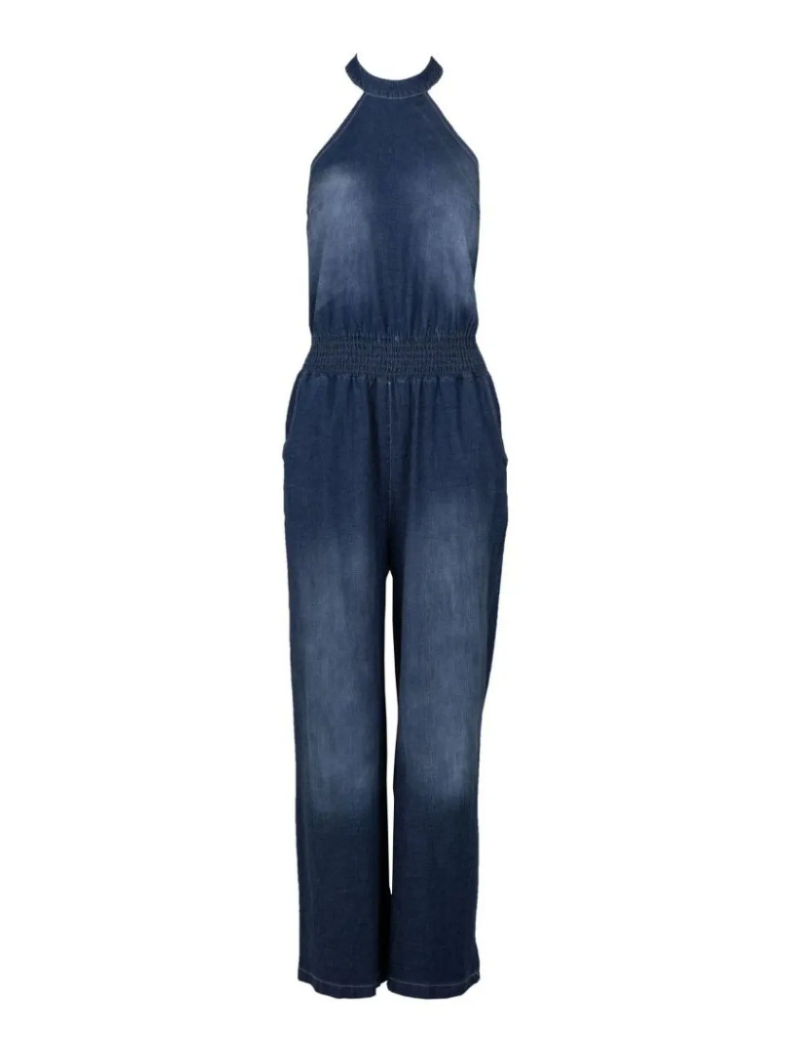 M Made in Italy  Ladies Woven Jumpsuit  Jeans