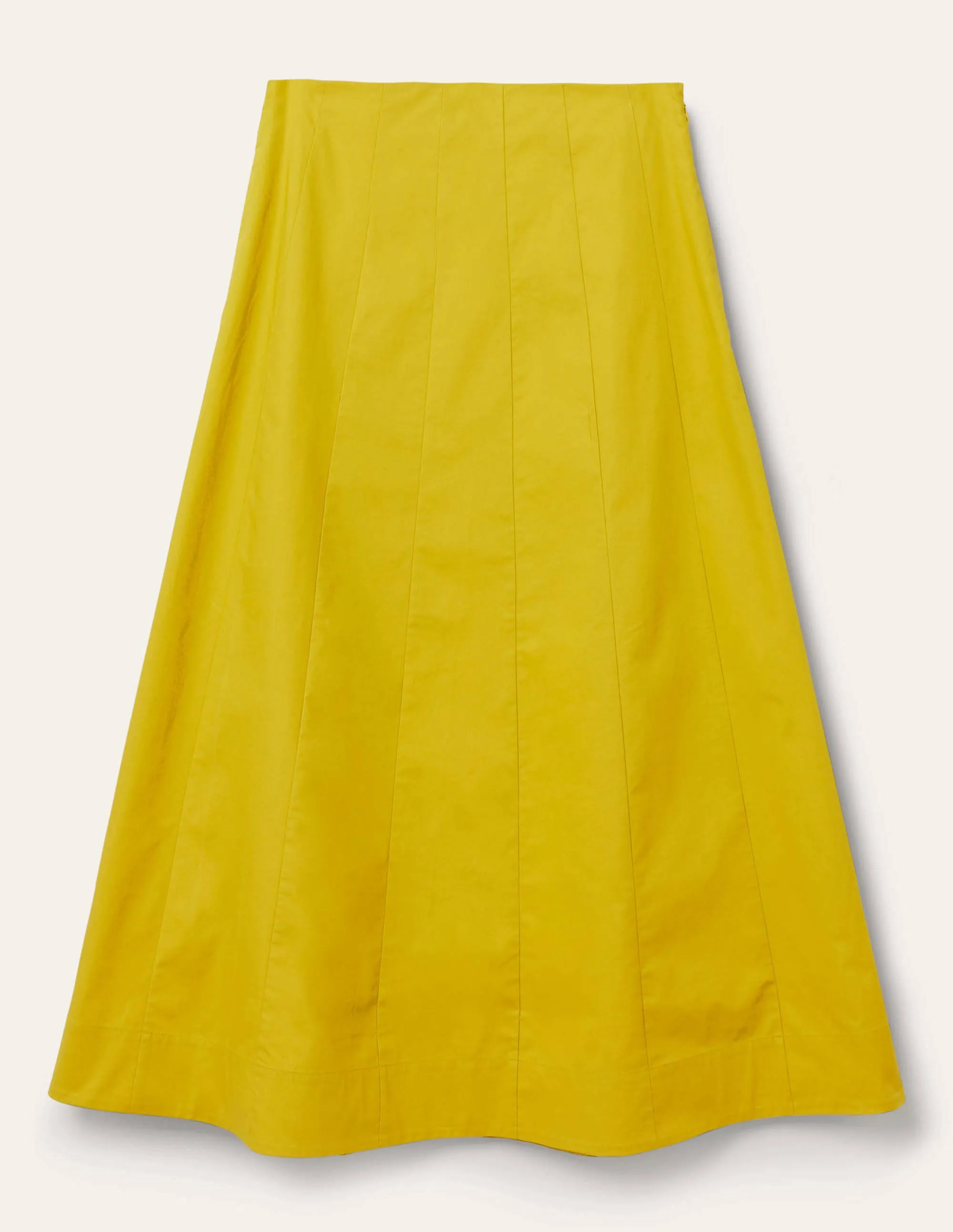 Marcia Midi Skirt-Chartreuse