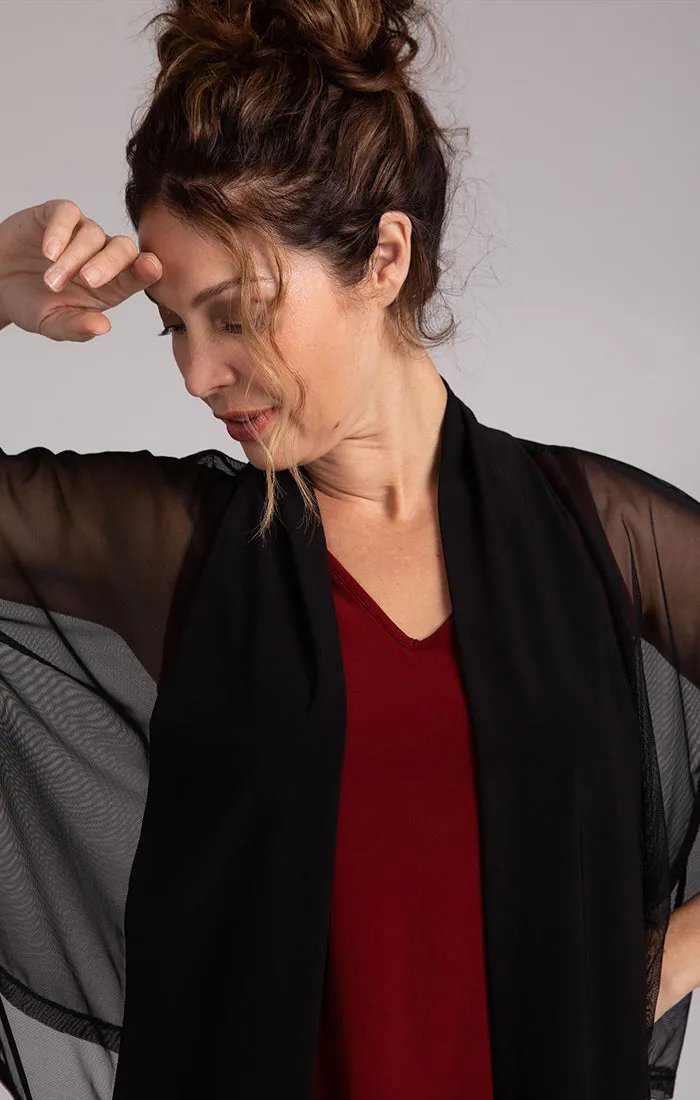 Mesh Mezza Luna Cardigan