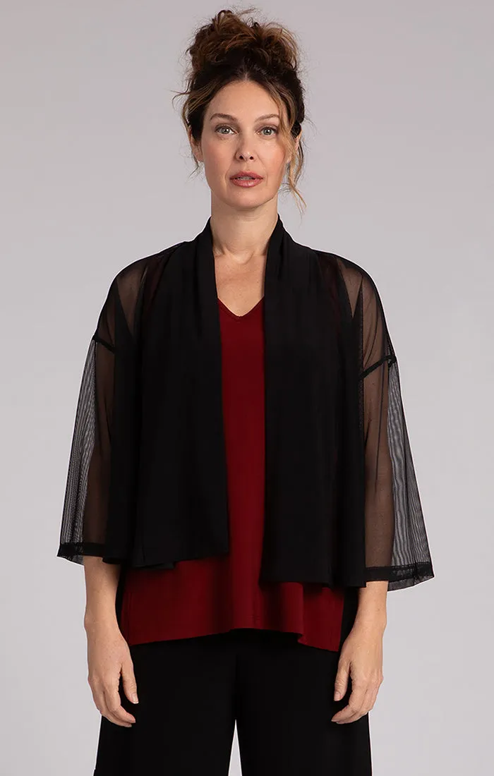Mesh Mezza Luna Cardigan