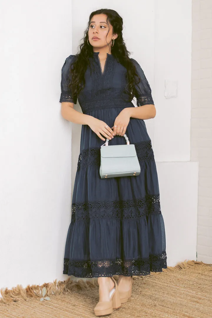 Midnight Sonata Maxi Dress | Navy