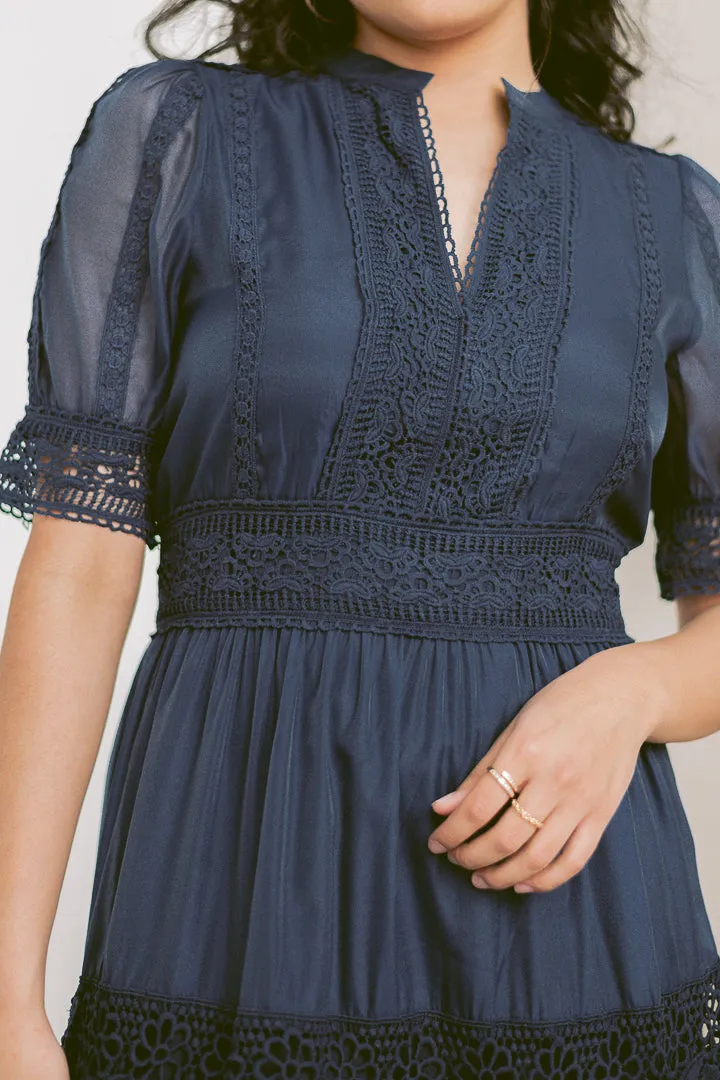 Midnight Sonata Maxi Dress | Navy