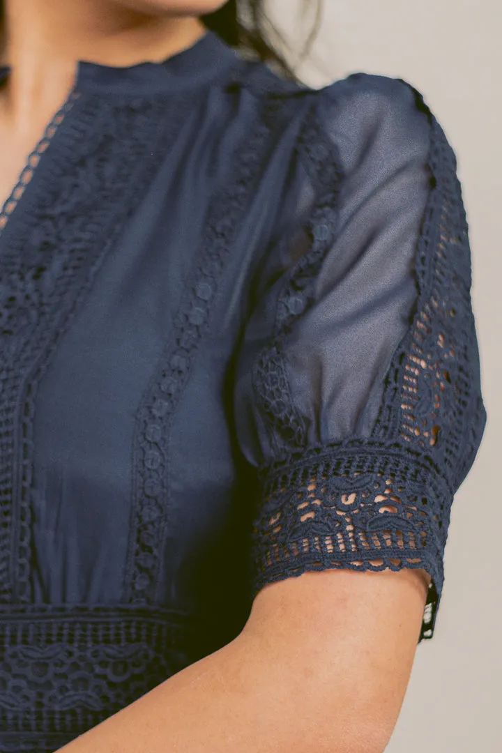 Midnight Sonata Maxi Dress | Navy