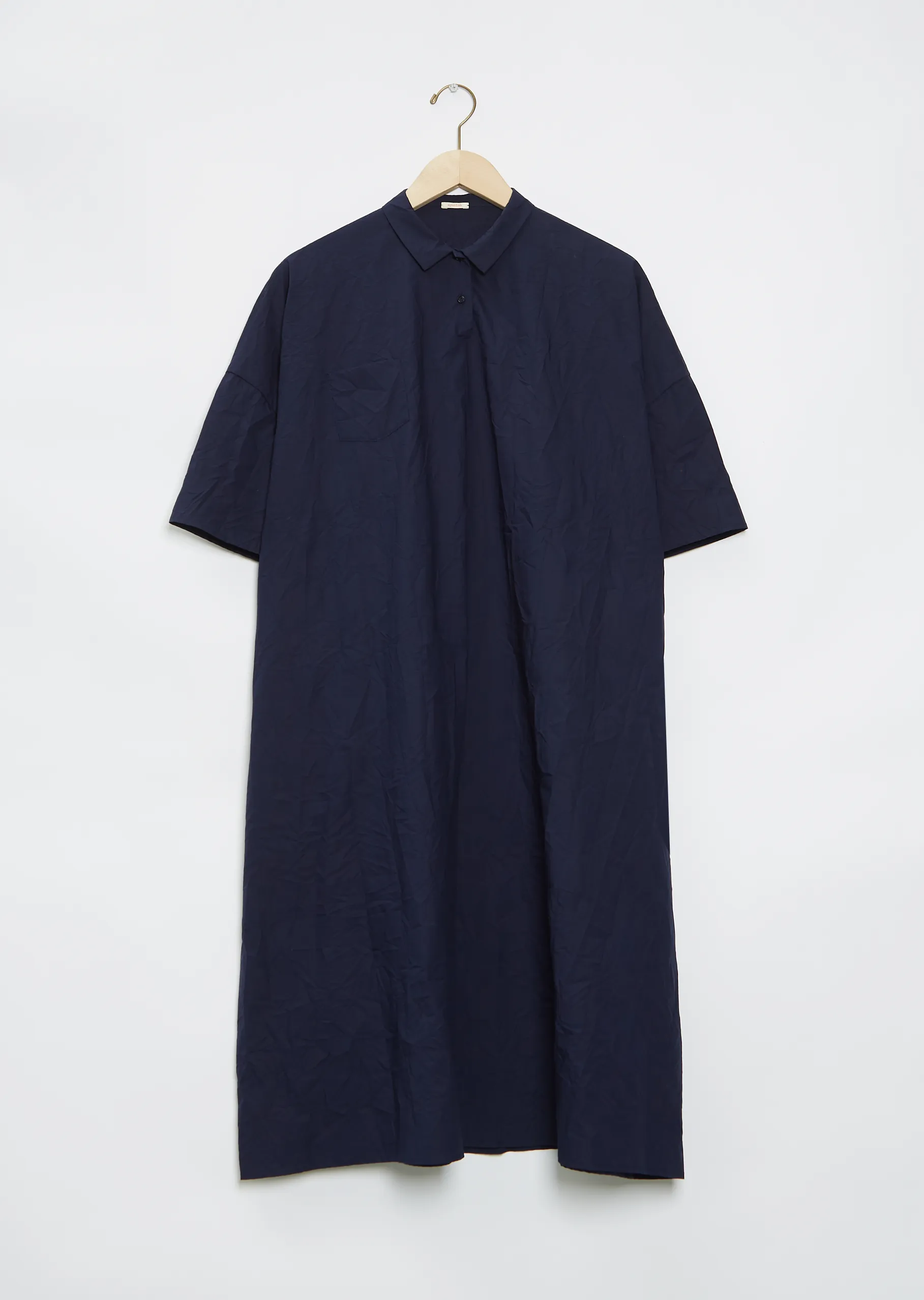 Mini Collar with Button Dress