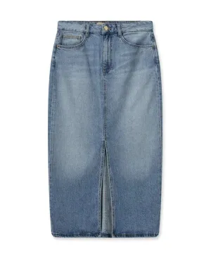 MosMosh Mella denim skirt/ blue