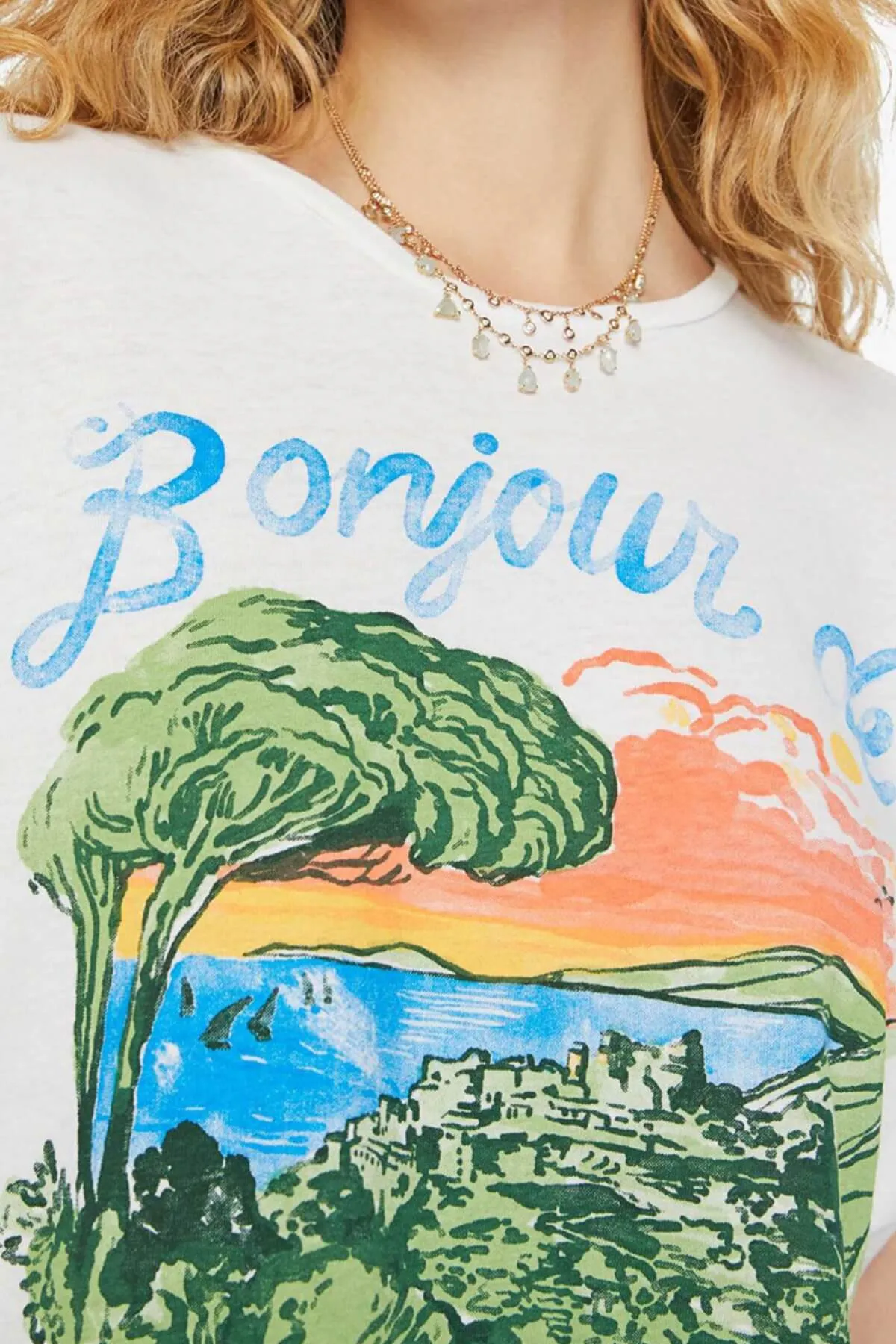 Mother The Rowdy T-Shirt - Bonjour