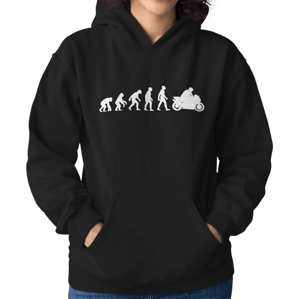 Motorbike Evolution Unisex Hoodie