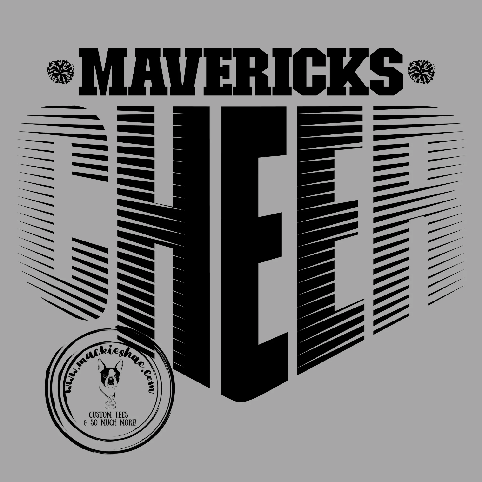 MSHS Cheer- Mavericks Cheer Faded Grey Gear