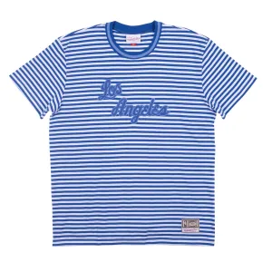 NBA Front Back Striped Tee Los Angeles Lakers
