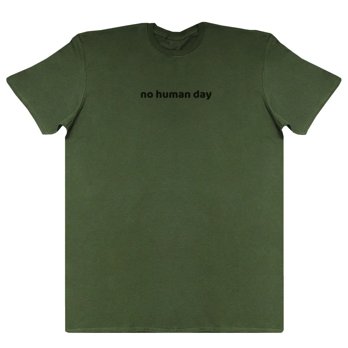 no human day - Kids Oversized Comfy T-Shirt