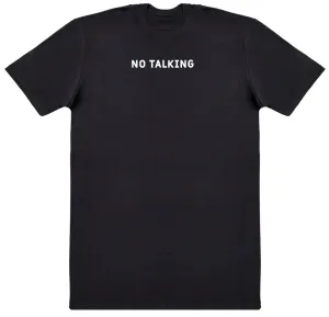 No Talking - Kids Oversized Comfy T-Shirt