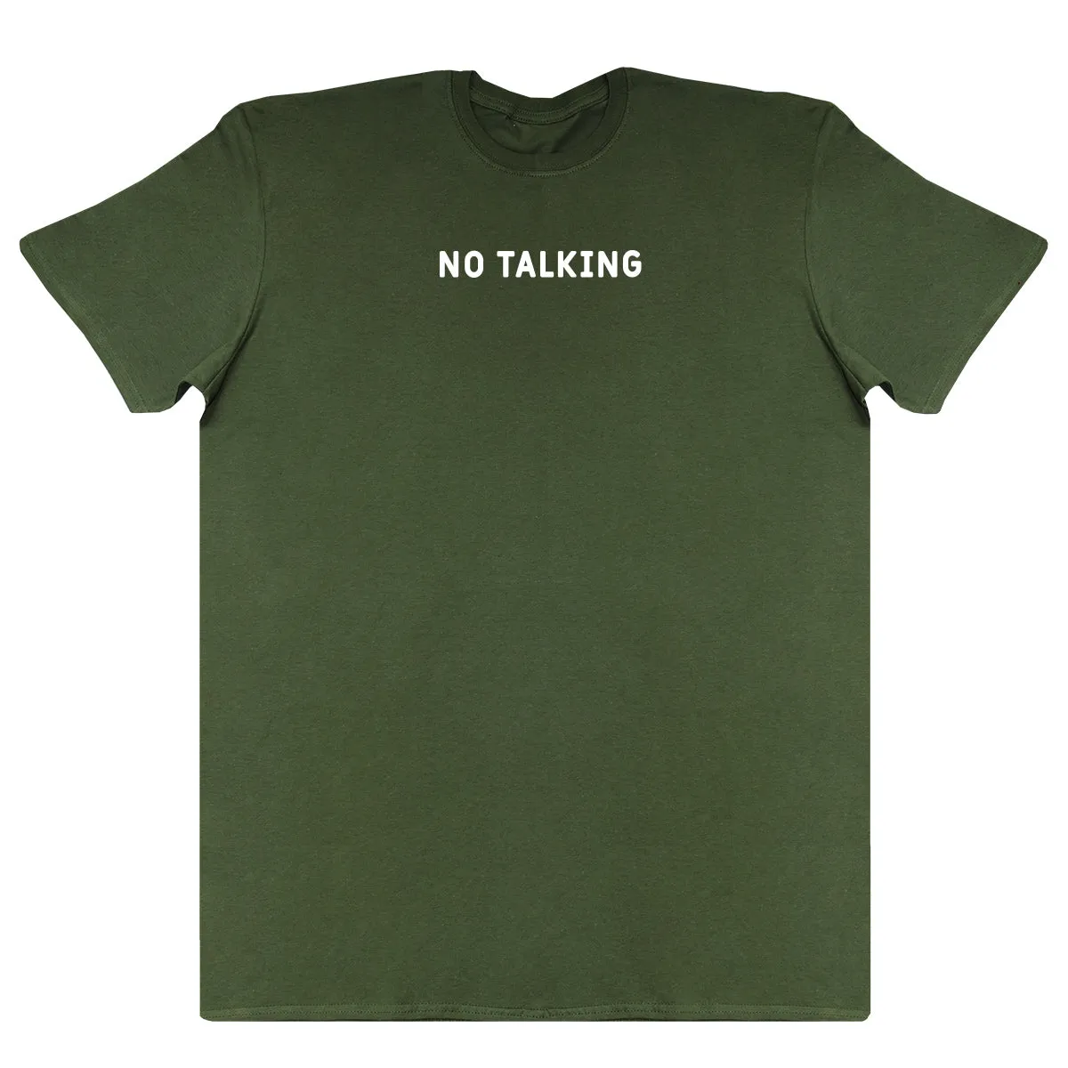 No Talking - Kids Oversized Comfy T-Shirt