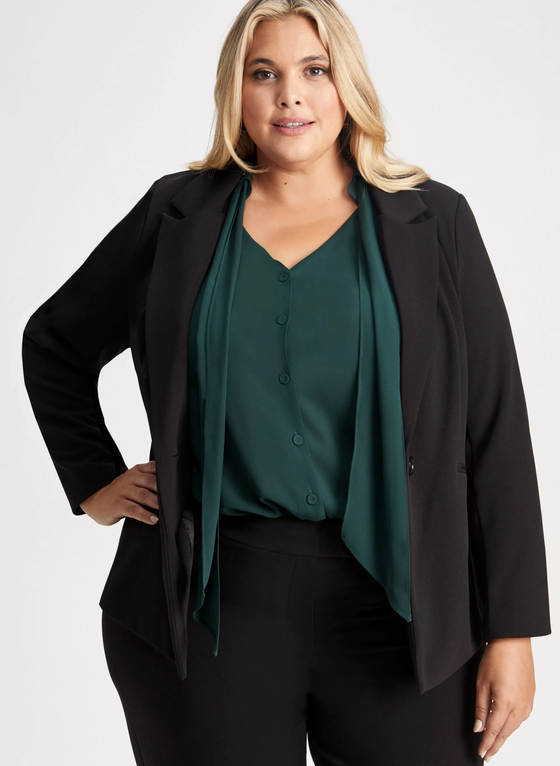 Notch Collar Jacket