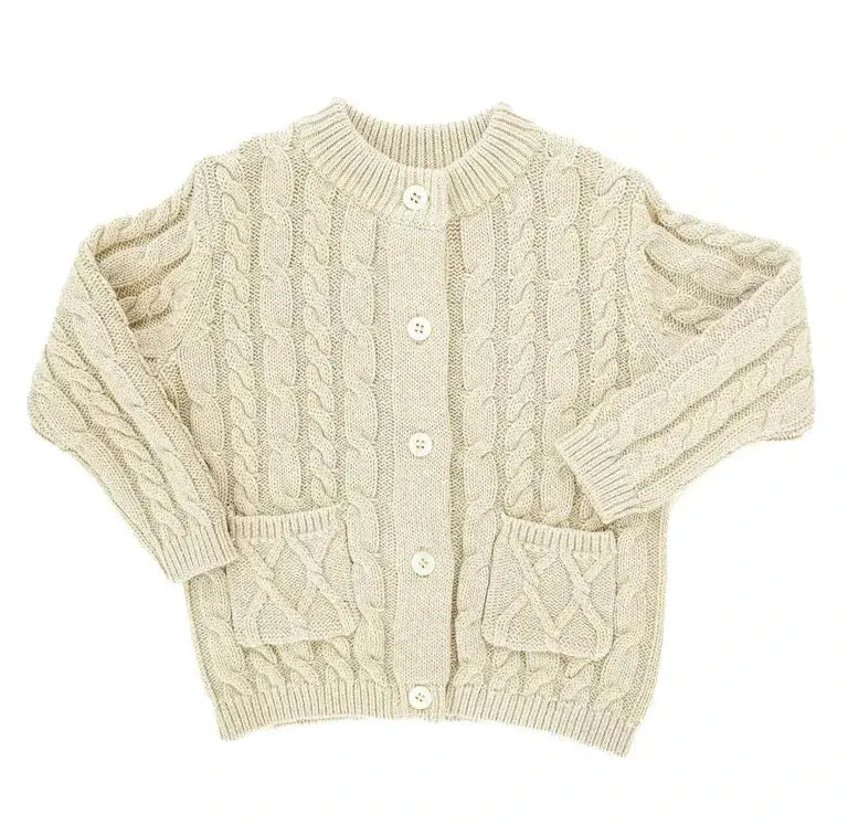 Oatmeal Knit Cardigan