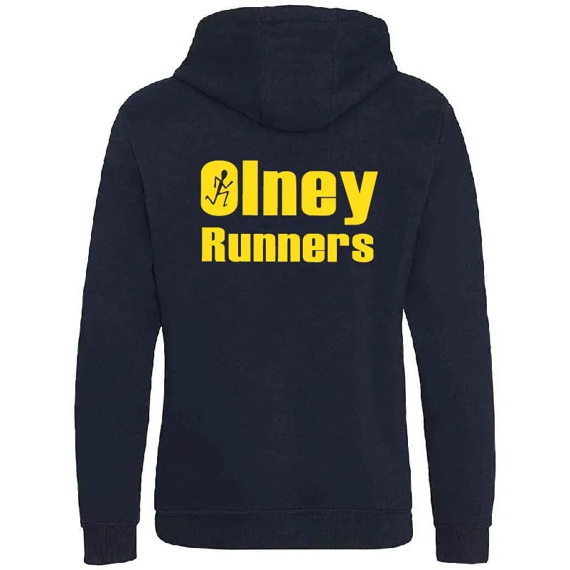 Olney Runners Full Zip Hoodie - New fr. navy
