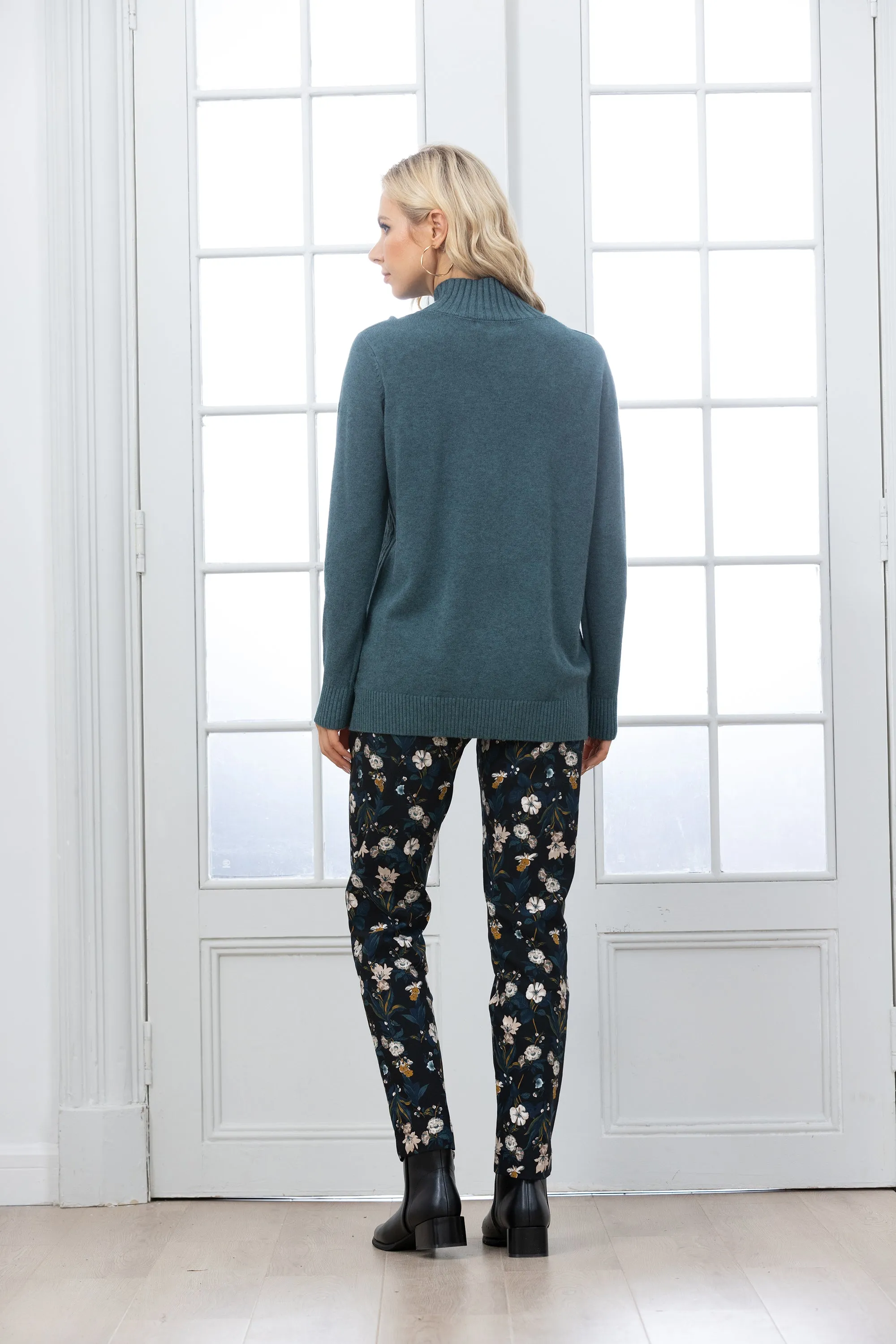 Peekaboo Cable Knit Sweater