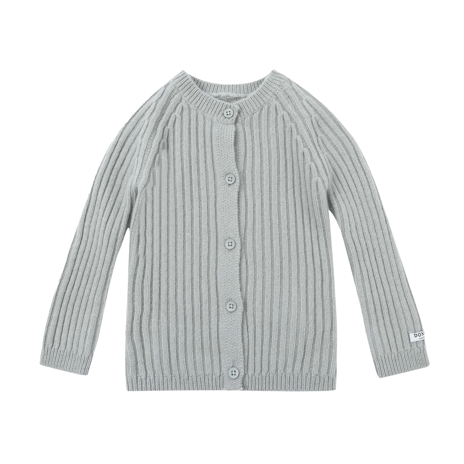 Perino Merino Wool Cardigan | Silvery Sage Melange