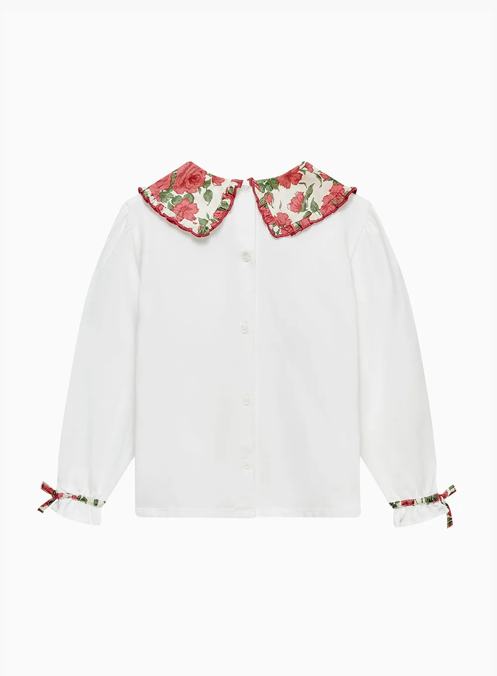 Pie Crust Jersey Top in Carline