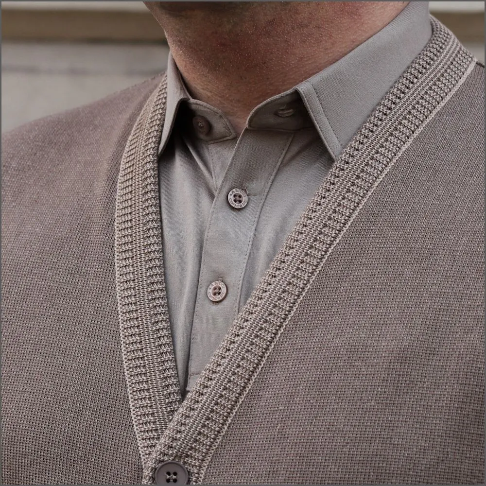 Prestige Beige Classic Cardigan^
