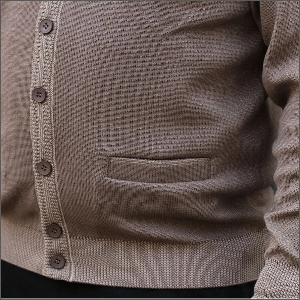 Prestige Beige Classic Cardigan^