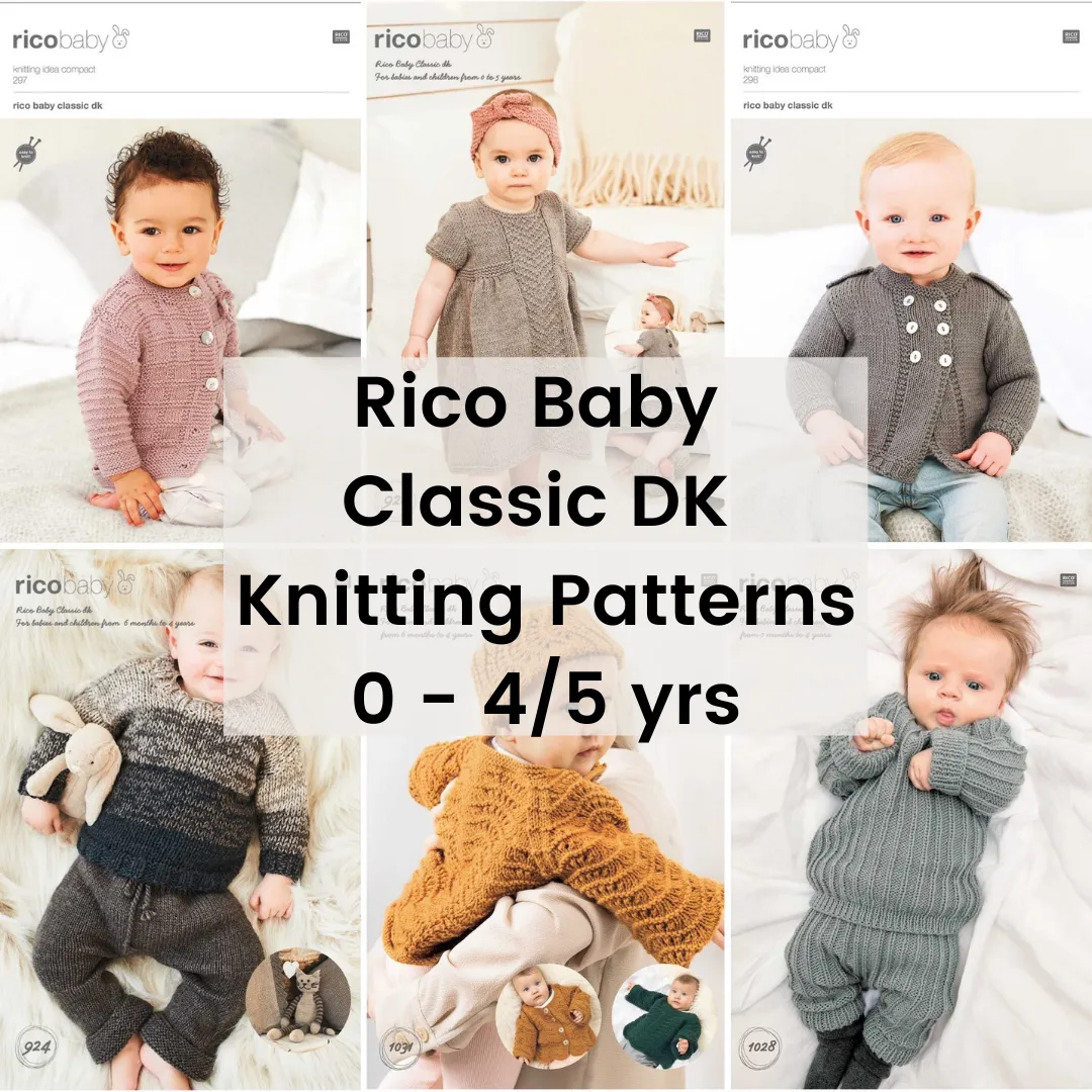 Rico Baby Classic DK Knitting Patterns (up to 4yrs)