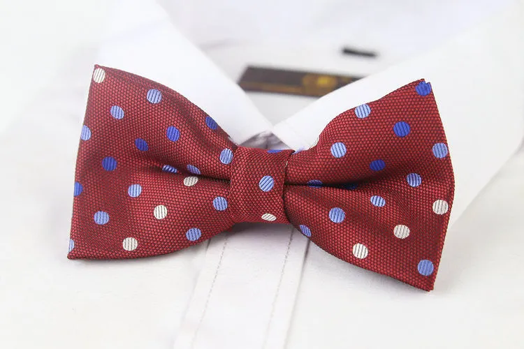 Ruby Red Polka Dots Bow Tie - [2017 Spring]