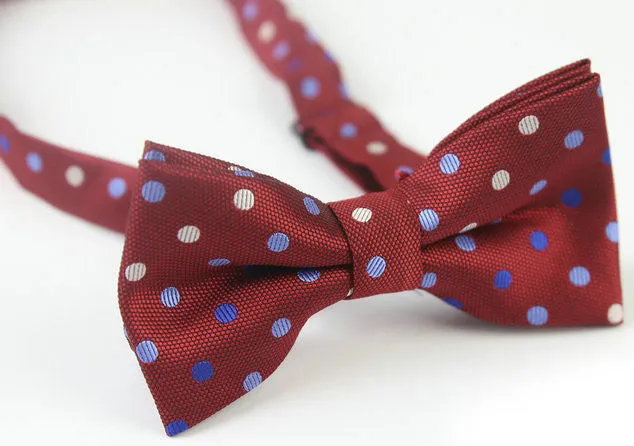 Ruby Red Polka Dots Bow Tie - [2017 Spring]