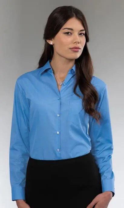 Russell Collection Ladies Long Sleeve Shirt-934F
