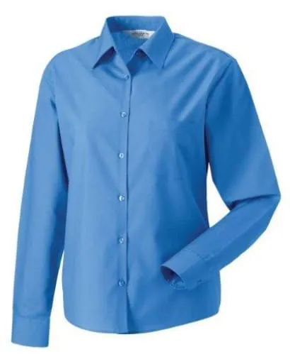 Russell Collection Ladies Long Sleeve Shirt-934F