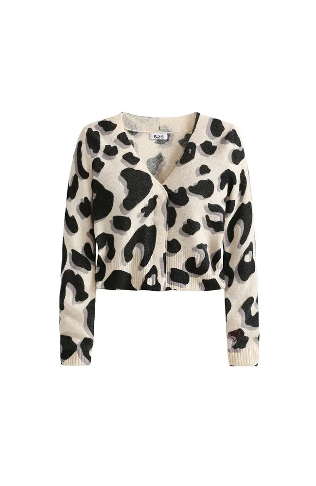 Shadow Leopard Cardigan