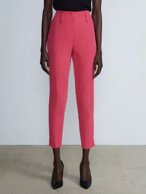 Side Slit Slim Leg Pants