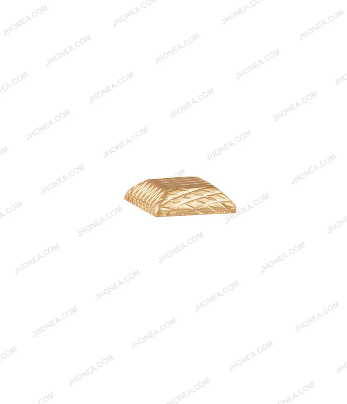 Small Square Shape Golden Checks Design Hotfix for Suits