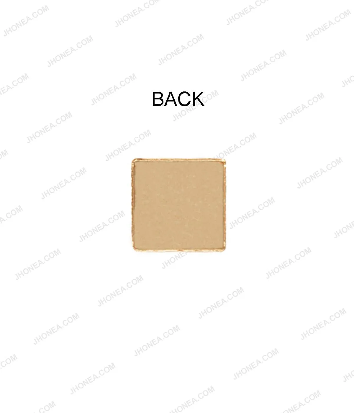 Small Square Shape Golden Checks Design Hotfix for Suits