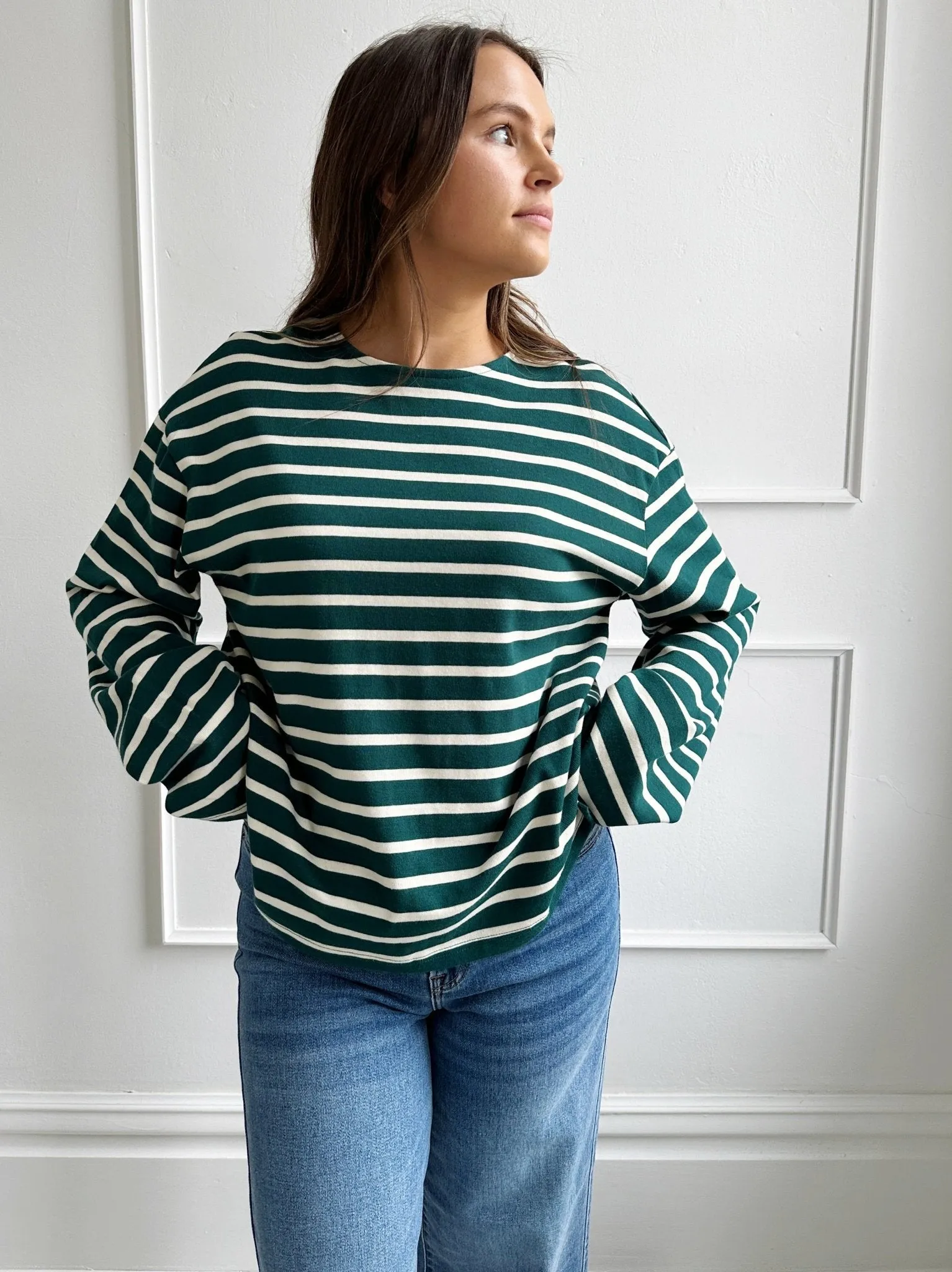 Striped Long Sleeve Top