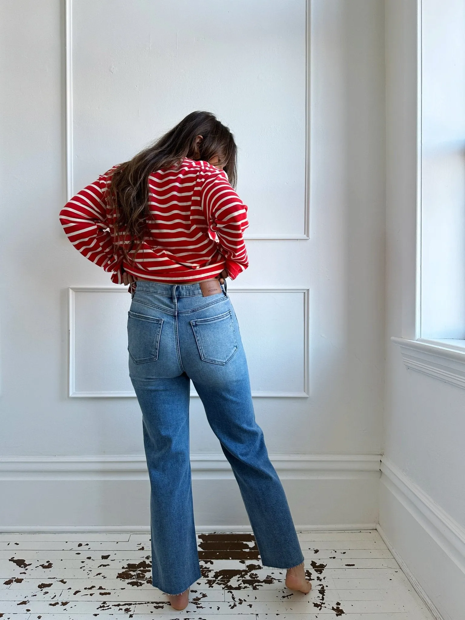 Striped Long Sleeve Top