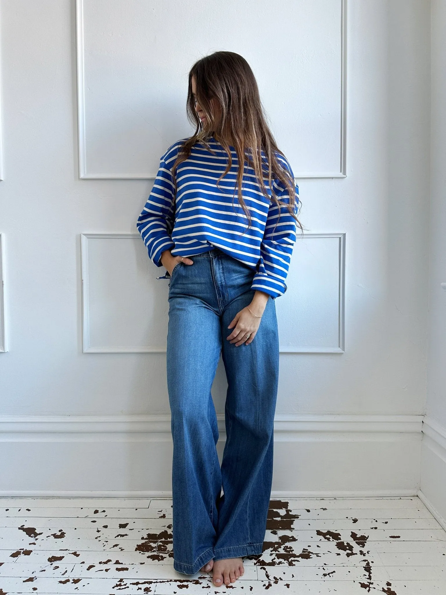 Striped Long Sleeve Top