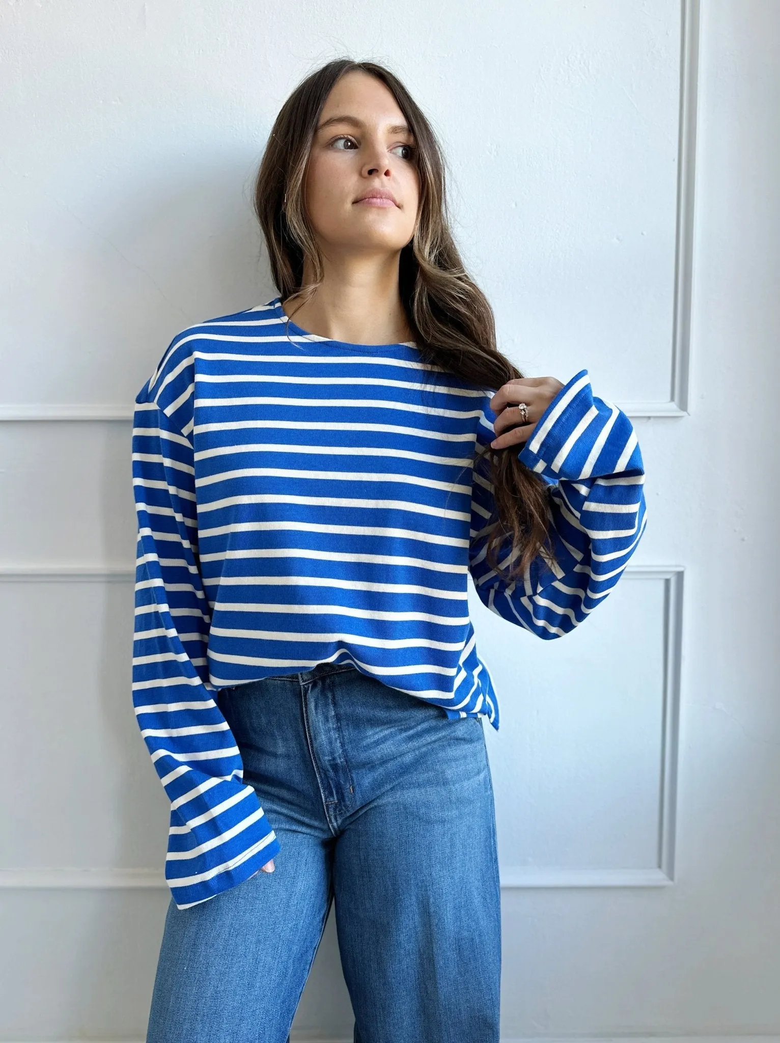 Striped Long Sleeve Top