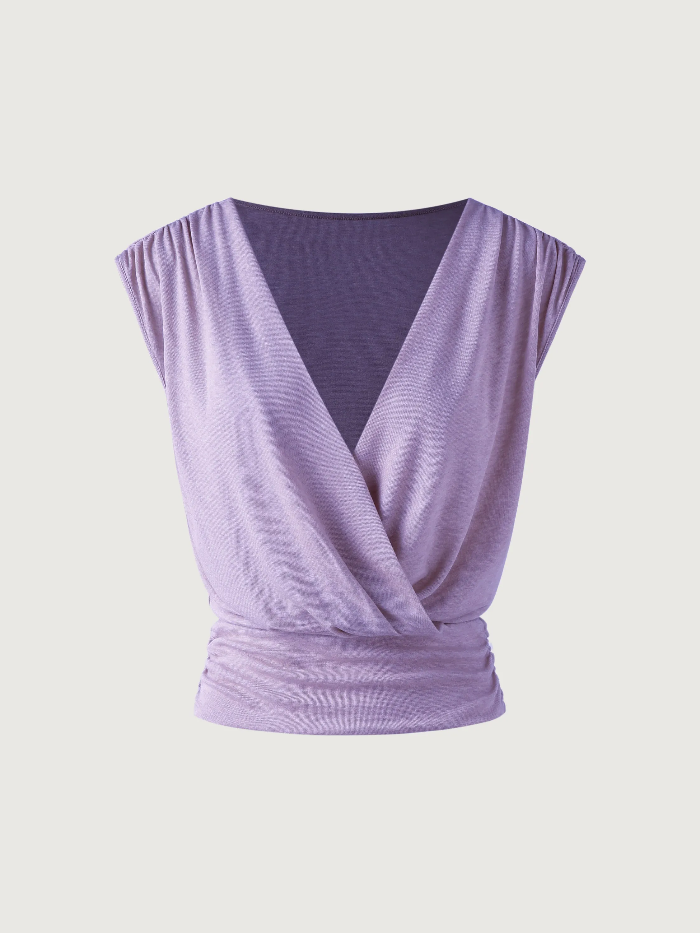 Tencel Wool Surplice Top