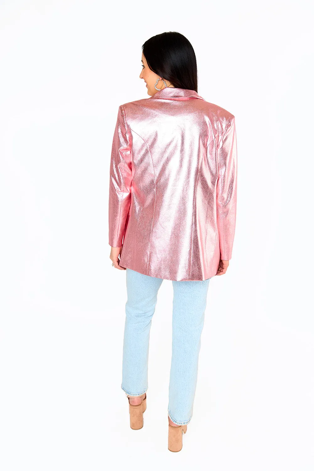 The Avery Blazer- Begonia